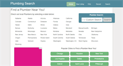 Desktop Screenshot of plumbingsearch.net